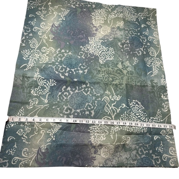 2 Vintage Dan River Pillow Shams Standard Blue Purple Cases Paisley USA Made - Picture 5 of 9